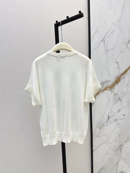 25ss beaded t-shirt