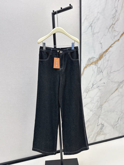 25ss embroidered jeans