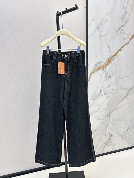 25ss embroidered jeans