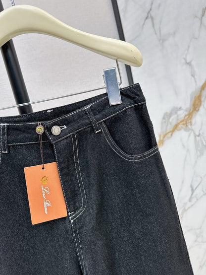 25ss embroidered jeans