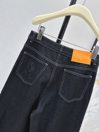 25ss embroidered jeans