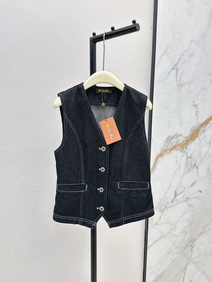 25ss denim vest