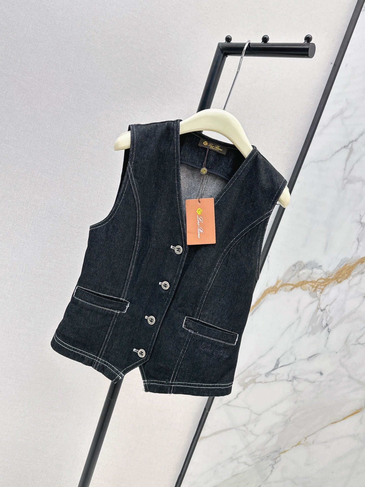 25ss denim vest