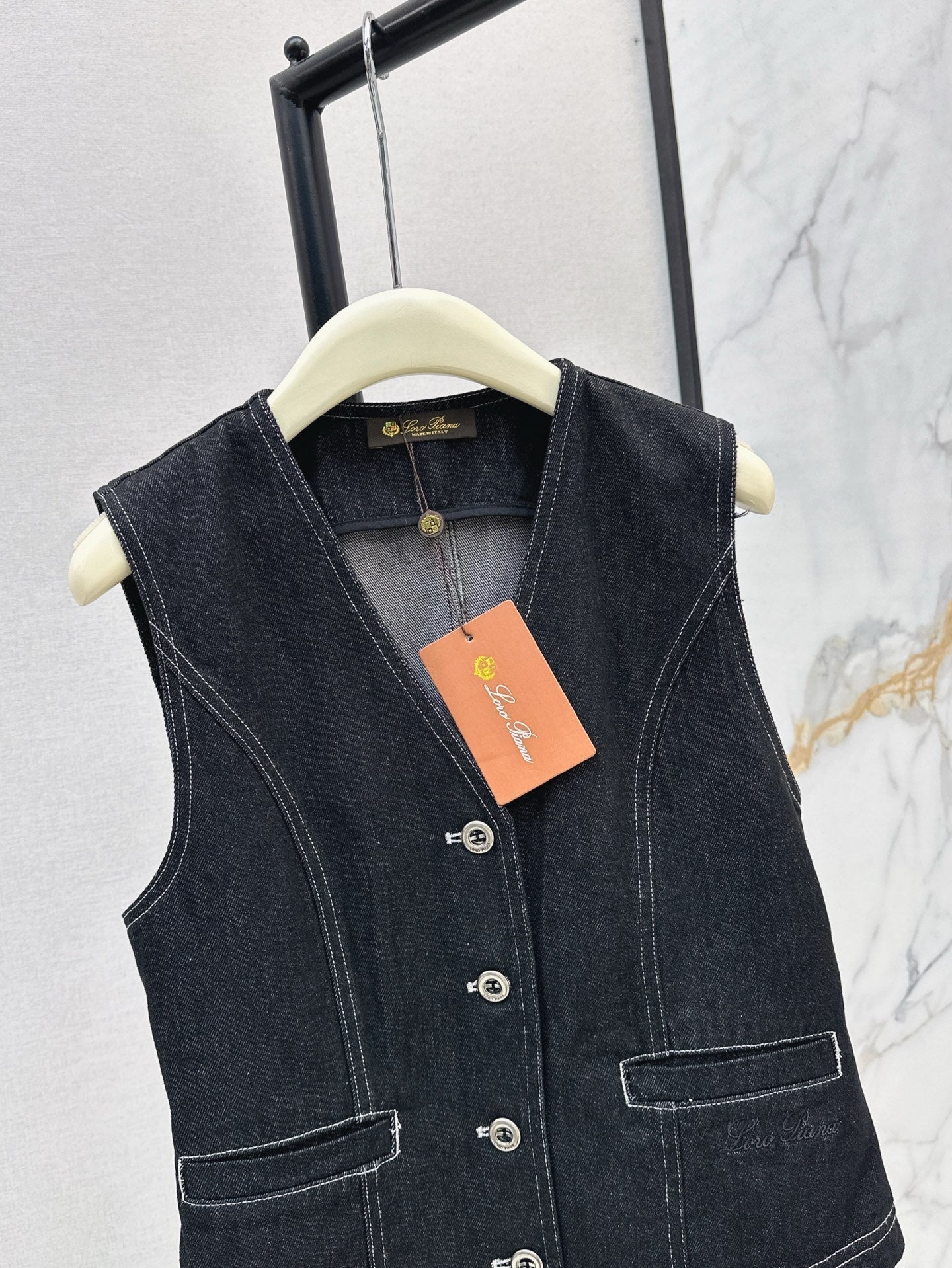 25ss denim vest