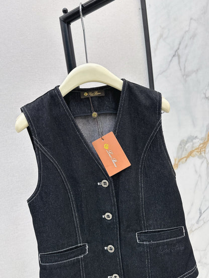 25ss denim vest