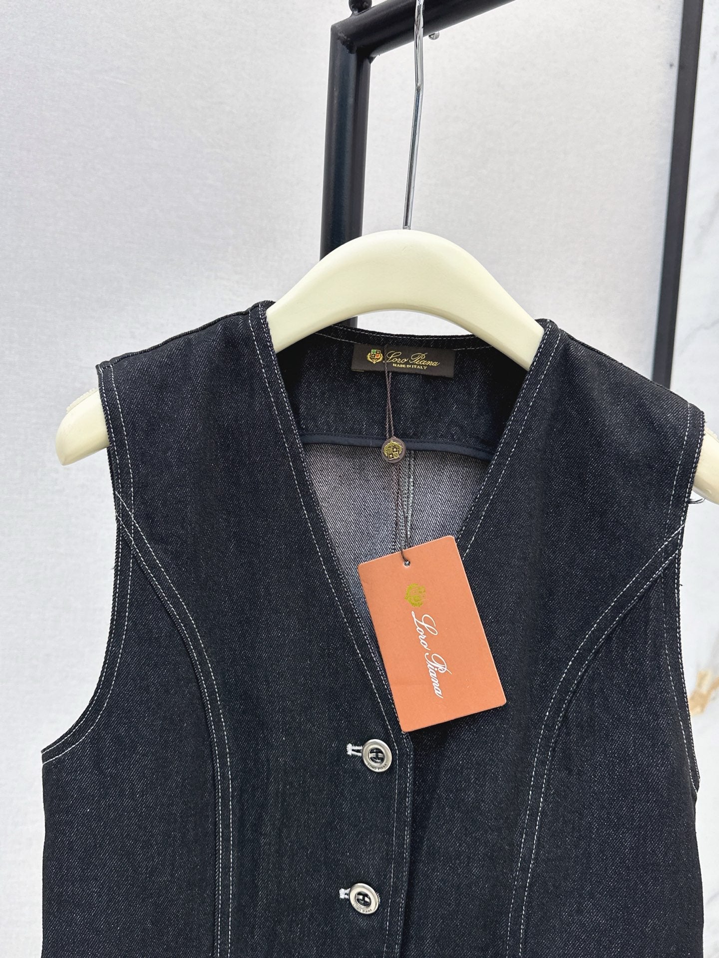 25ss denim vest