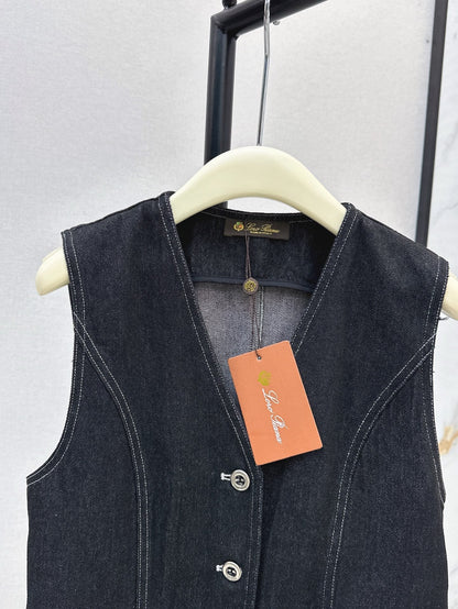 25ss denim vest