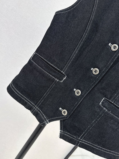 25ss denim vest