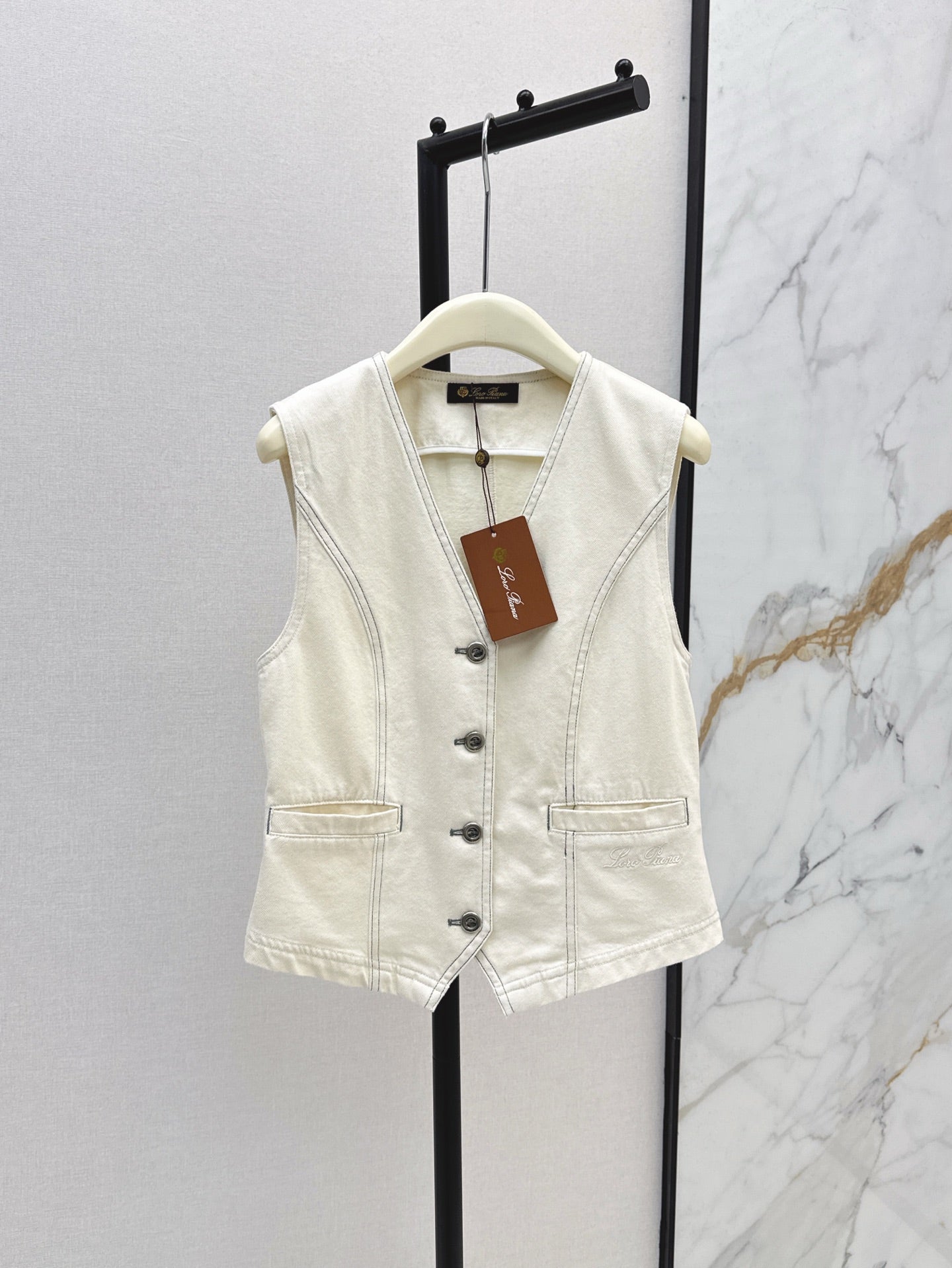 25ss denim vest