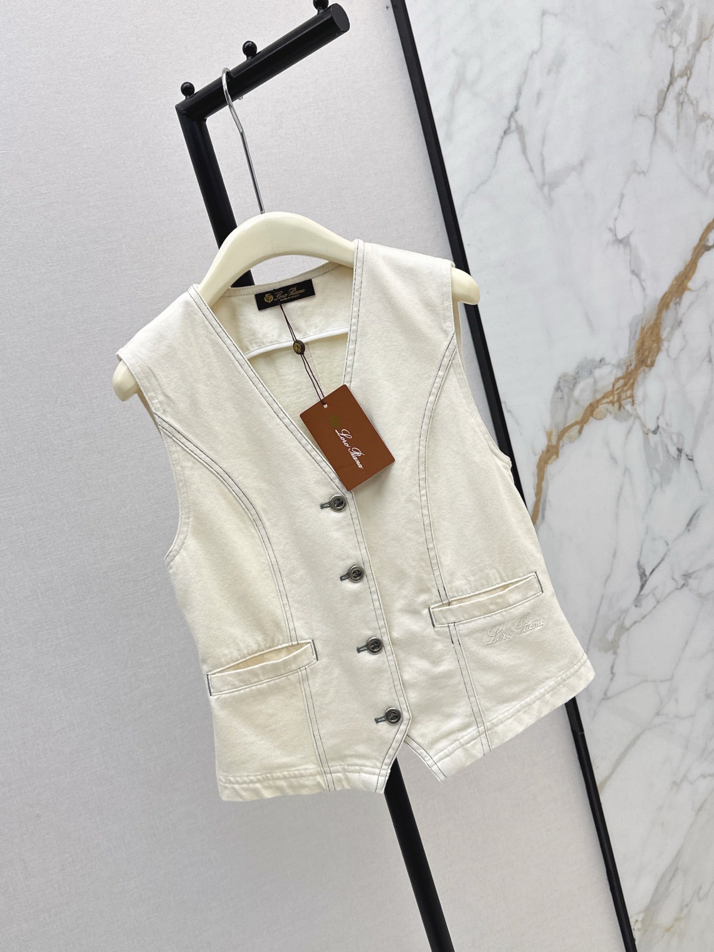 25ss denim vest