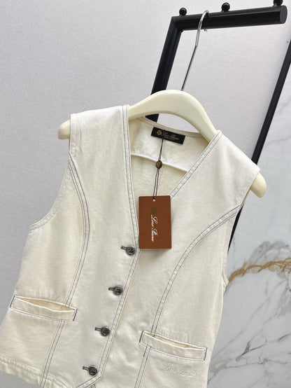 25ss denim vest