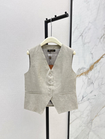 25ss linen vest