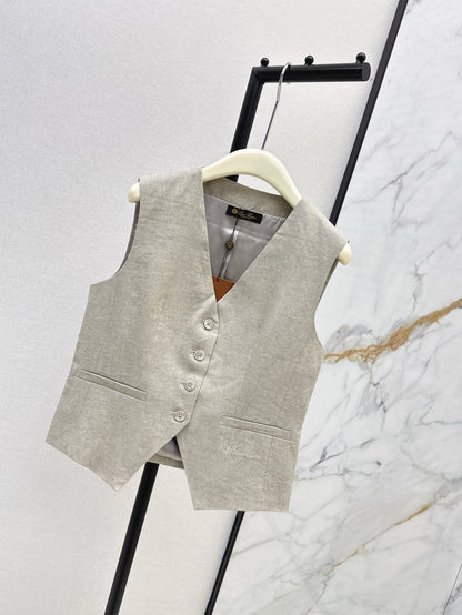 25ss linen vest