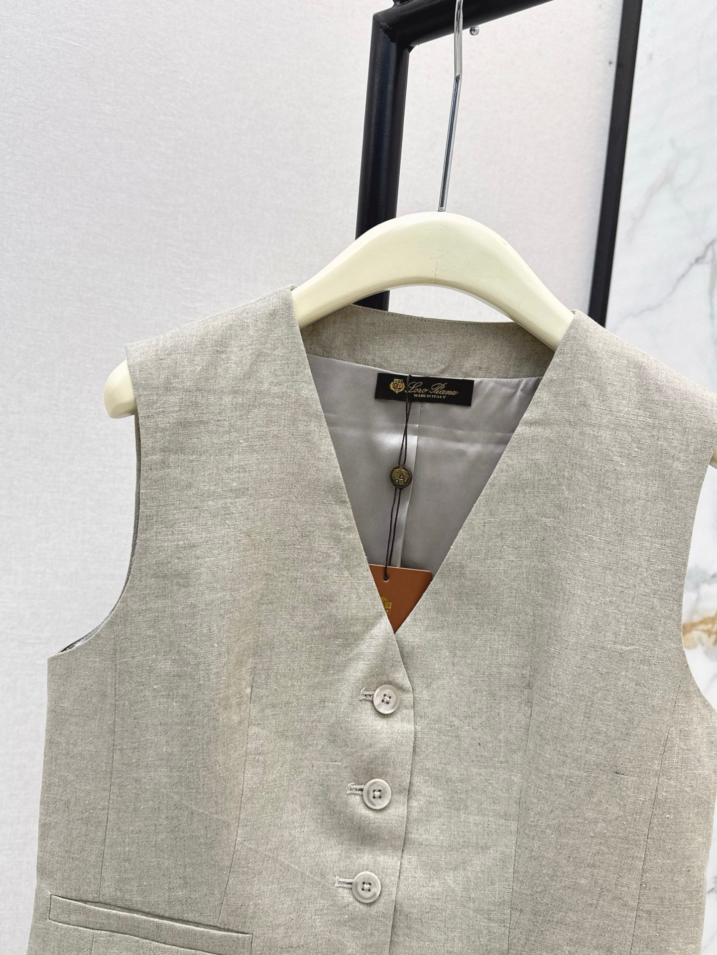 25ss linen vest