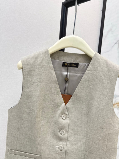 25ss linen vest