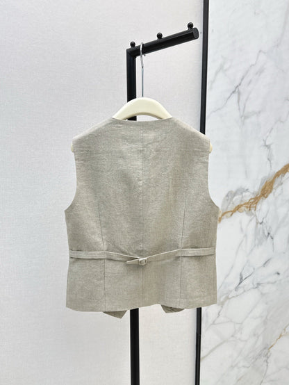 25ss linen vest