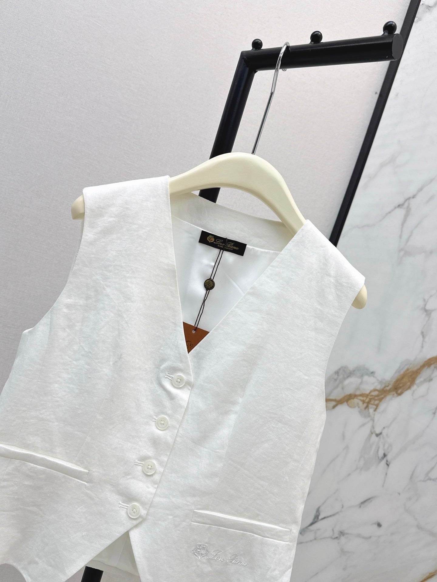 25ss linen vest