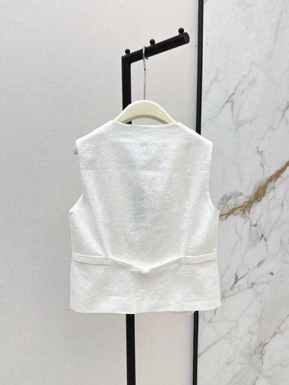 25ss linen vest