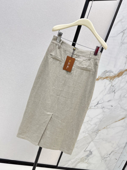 25ss linen skirt