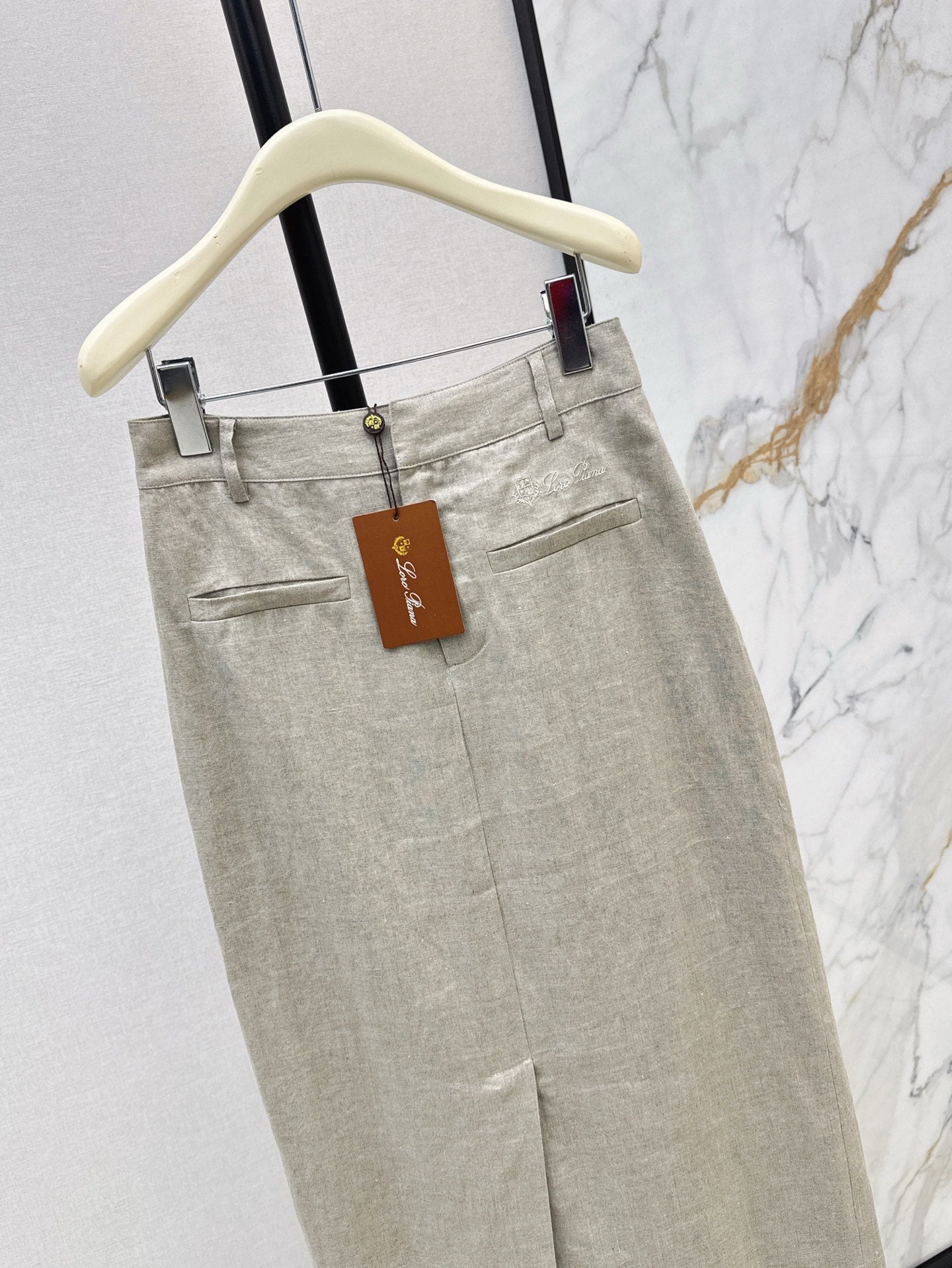 25ss linen skirt