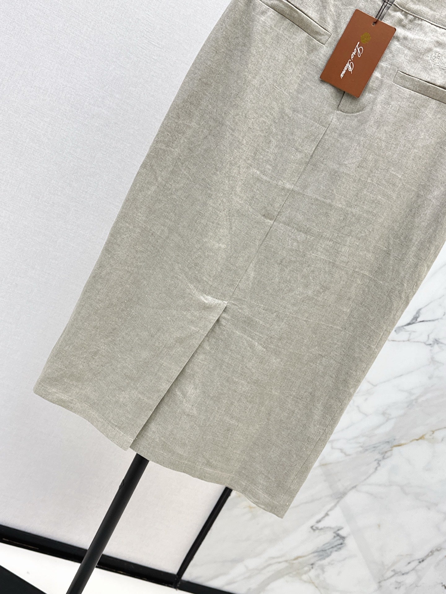 25ss linen skirt