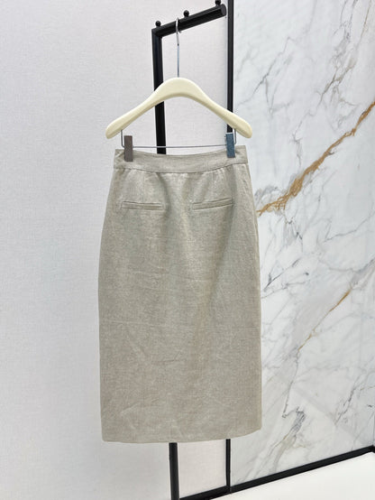 25ss linen skirt