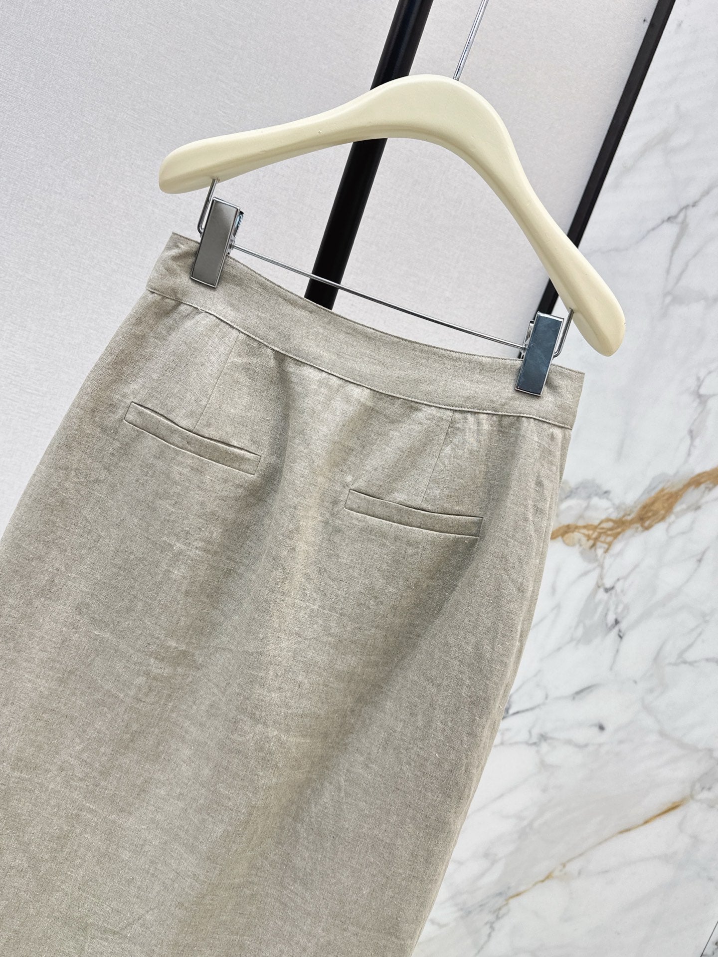 25ss linen skirt
