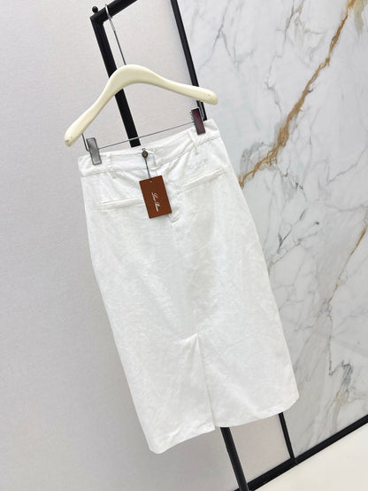 25ss linen skirt