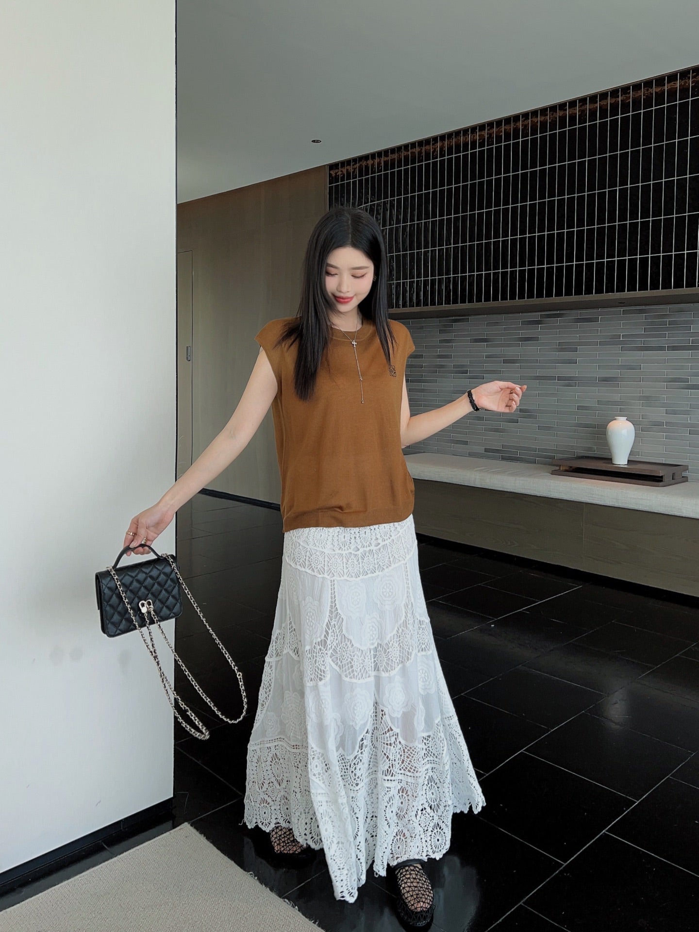 25ss knit sleeveless