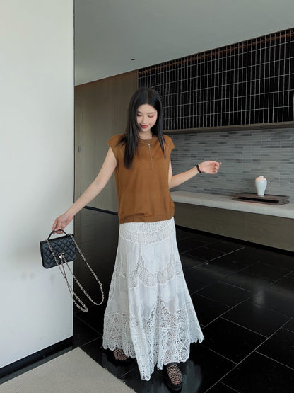 25ss knit sleeveless