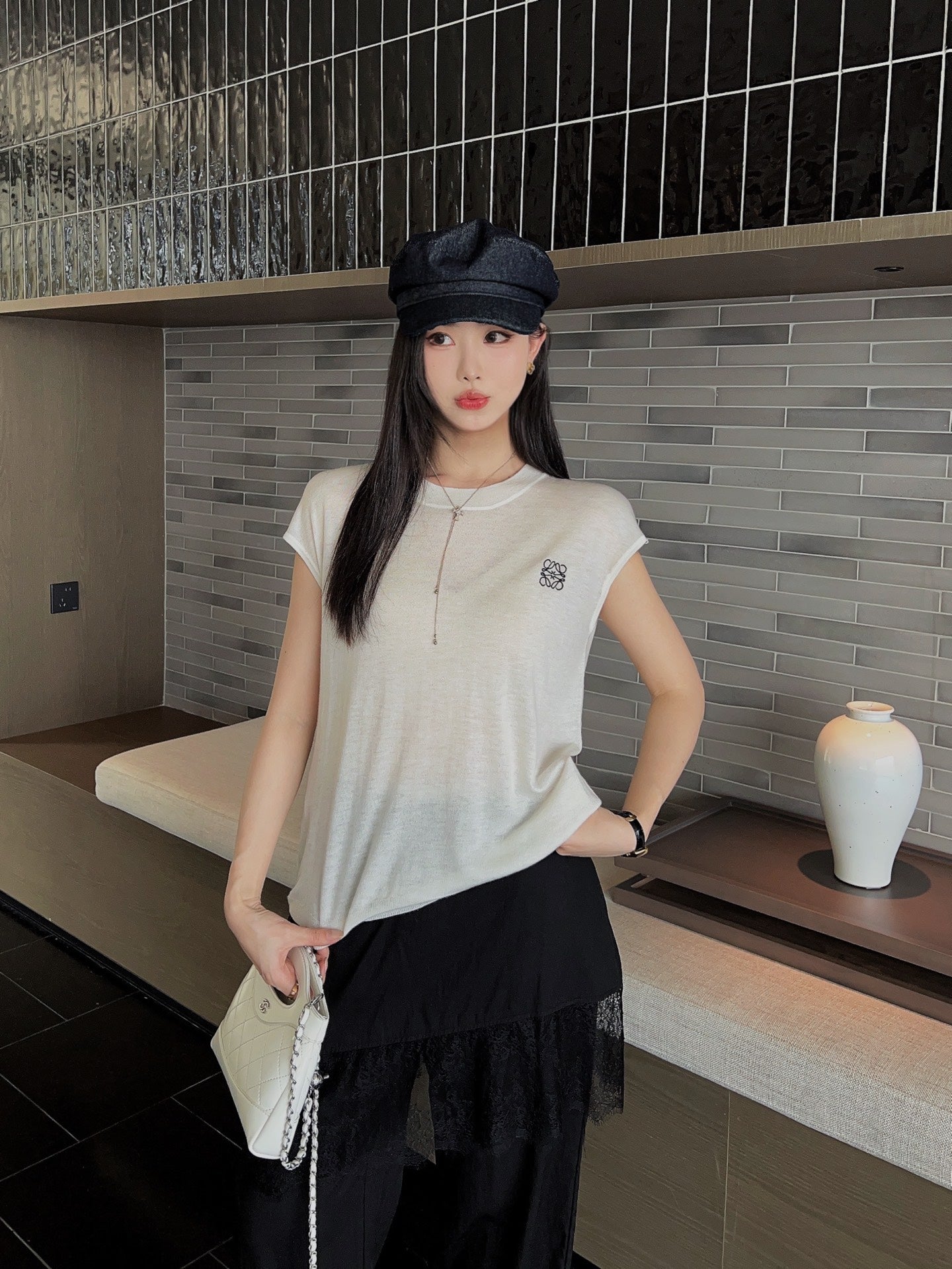25ss knit sleeveless