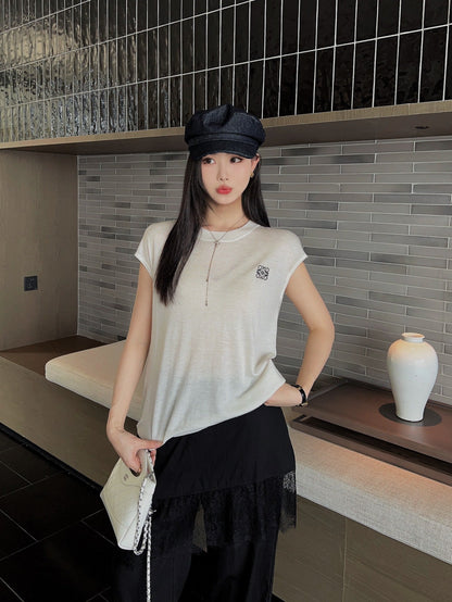 25ss knit sleeveless