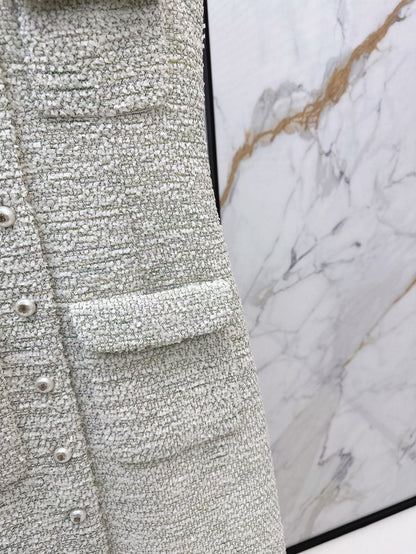 25ss woven shirt dress