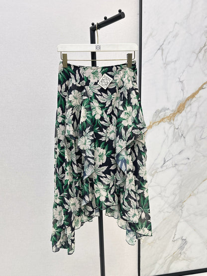 25ss printed skirt