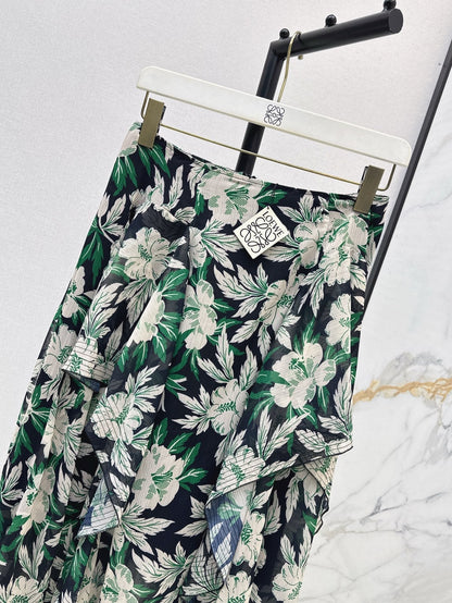 25ss printed skirt