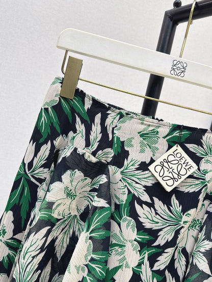 25ss printed skirt