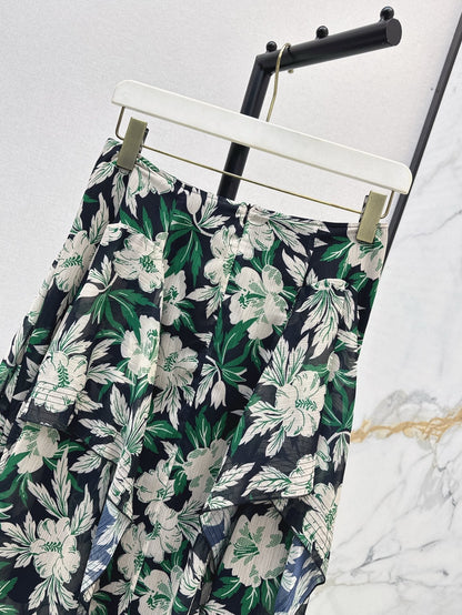 25ss printed skirt