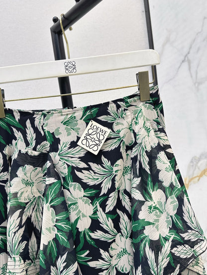 25ss printed skirt