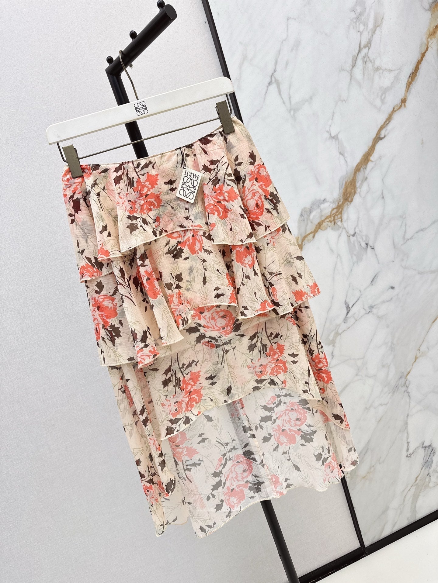25ss printed skirt