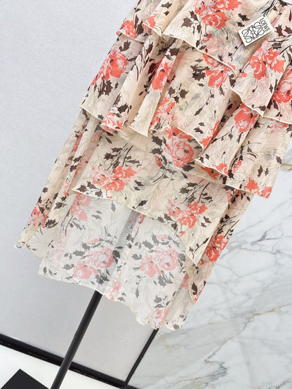 25ss printed skirt