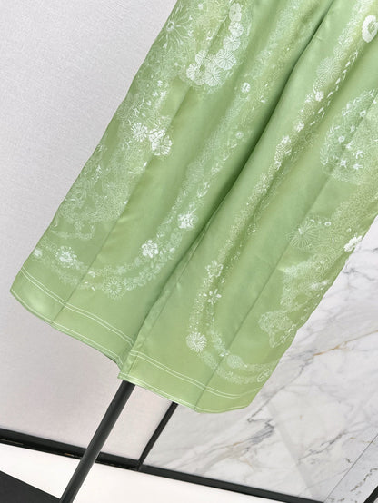 25ss silk wide-leg pants