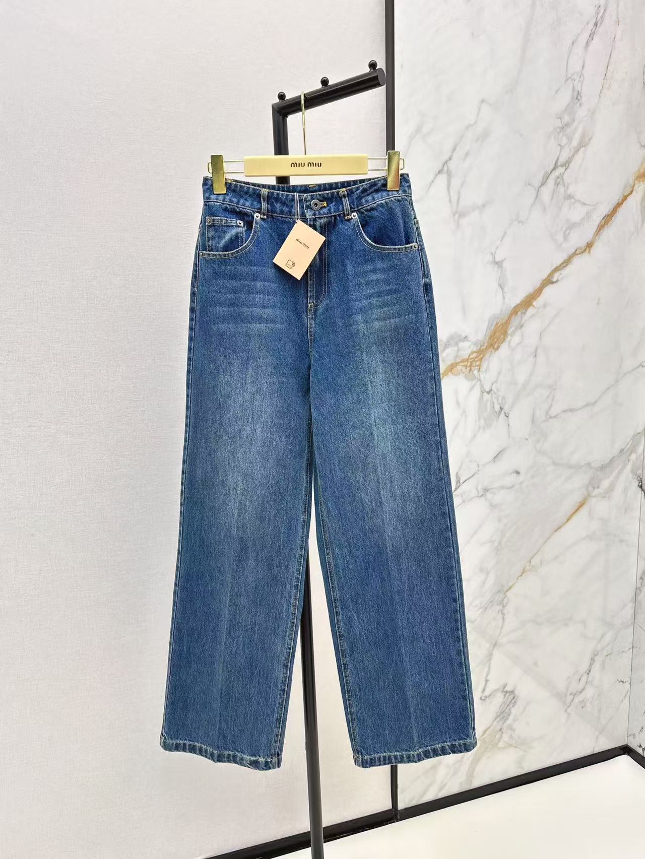 25ss embroidered jeans