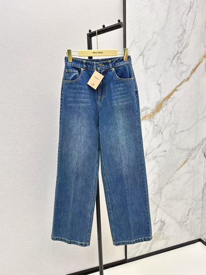 25ss embroidered jeans