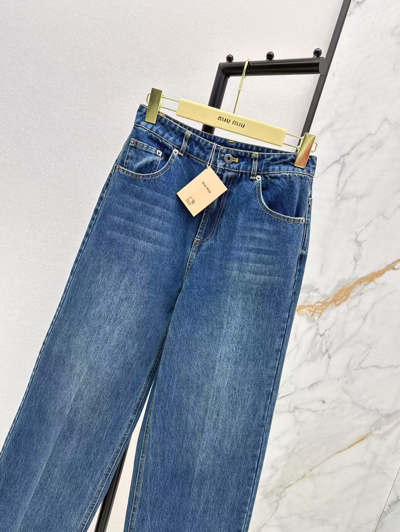 25ss embroidered jeans