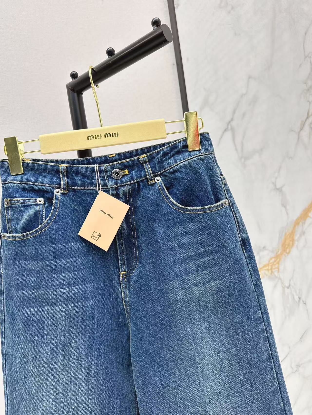 25ss embroidered jeans