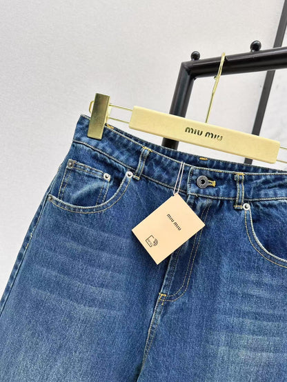 25ss embroidered jeans