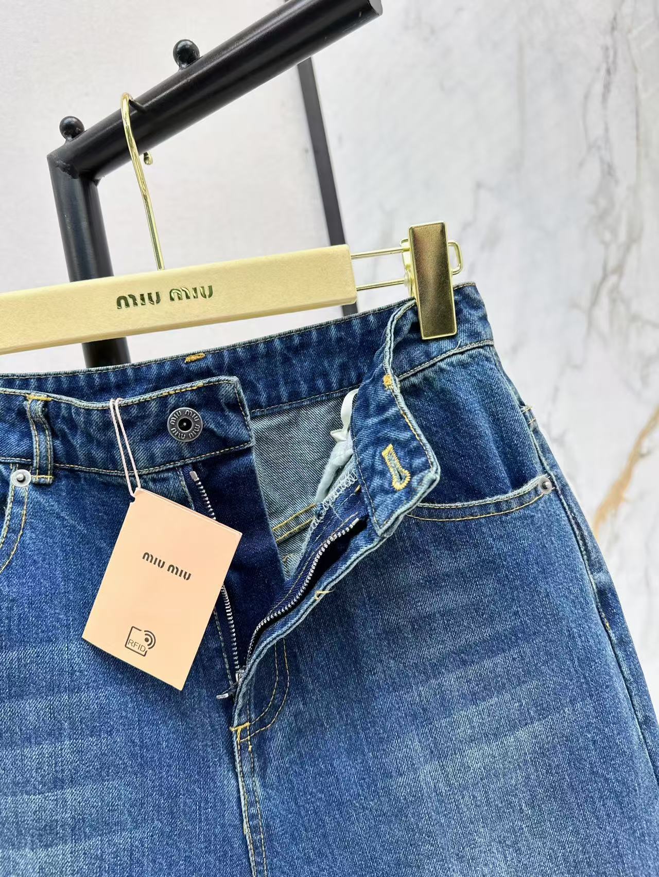 25ss embroidered jeans