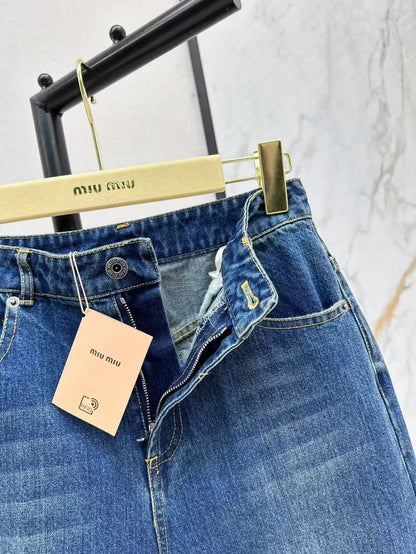 25ss embroidered jeans