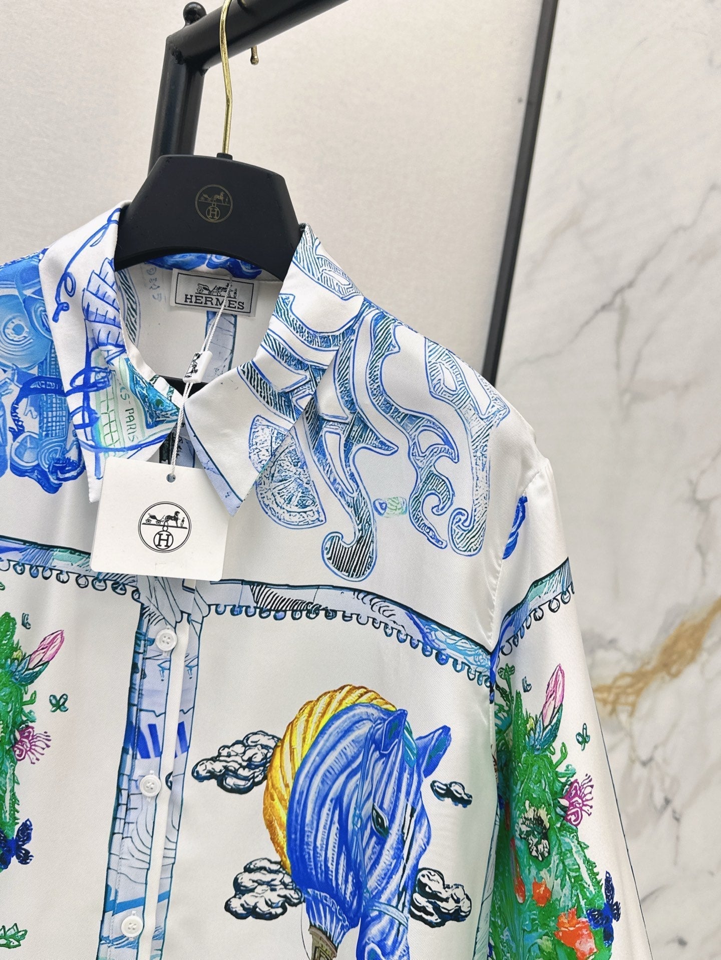 25ss silk shirt dress