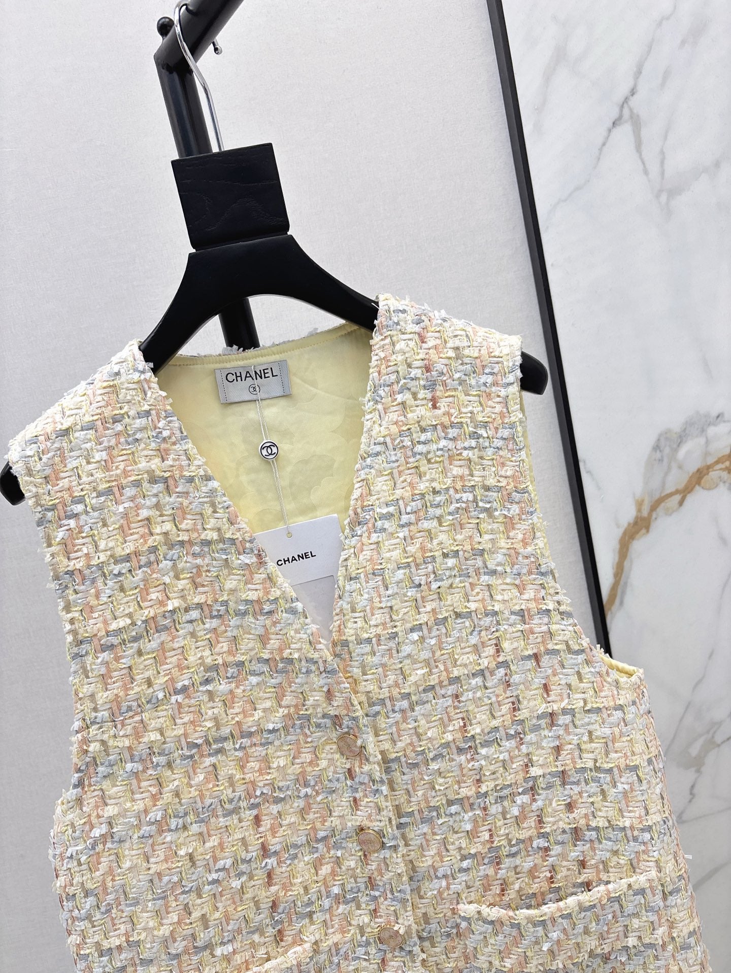 25ss woven vest